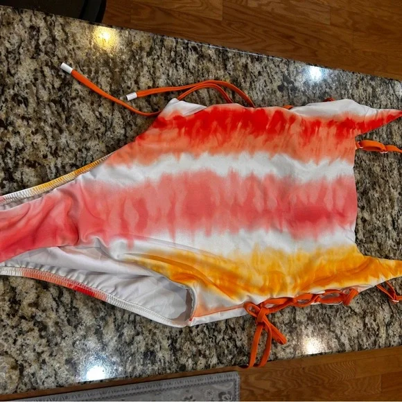 Sanctuary Womens Pink Desert Dreamer Square Neck Multicolor Swimsuit Size M - Picture 6 of 7